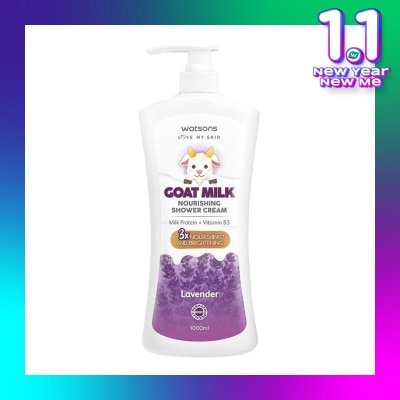 WATSONS W GOATMILK LAVENDER BW 1000ML