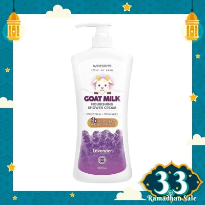 WATSONS W GOATMILK LAVENDER BW 1000ML