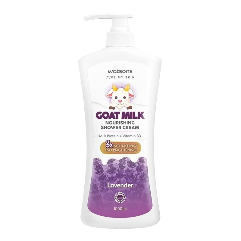 Watsons Goat Milk Nourishing Lavender Shower Cream 1000ml