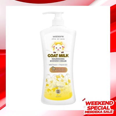 WATSONS Watsons Goat Milk Nourishing Jasmine Shower Cream 1000ml