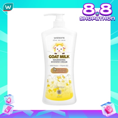 WATSONS Watsons Goat Milk Nourishing Jasmine Shower Cream 1000ml