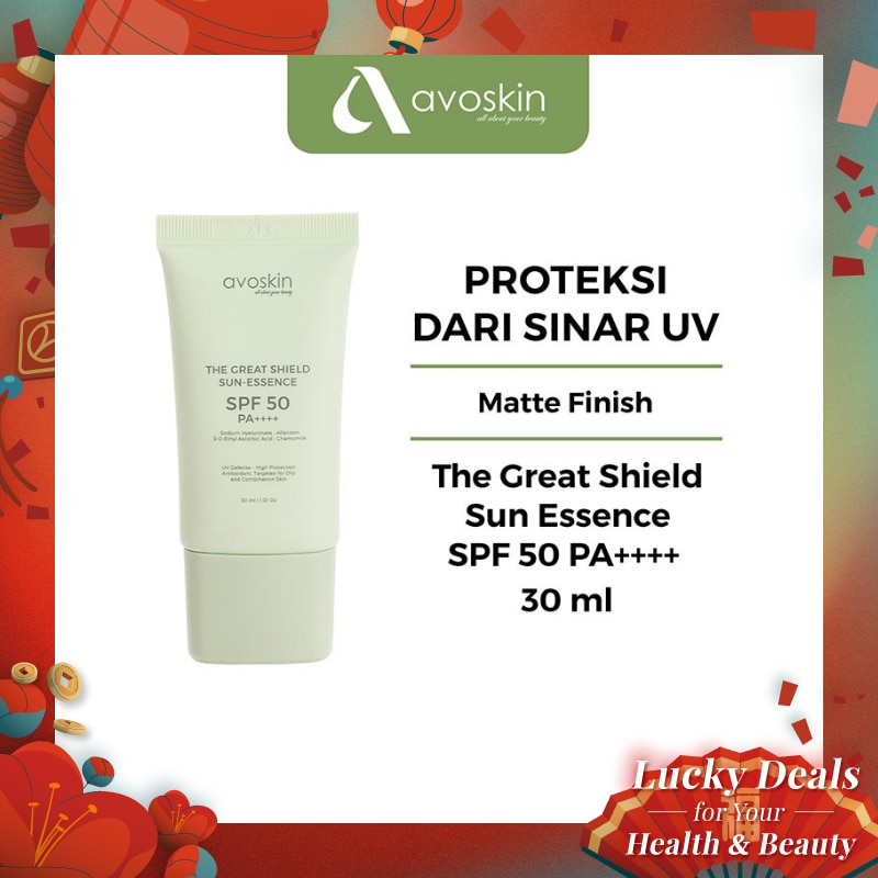 Avoskin The Great Shield Sun-Essence dengan SPF 50 PA++++ 30ml