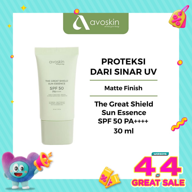 Avoskin The Great Shield Sun-Essence dengan SPF 50 PA++++ 30ml