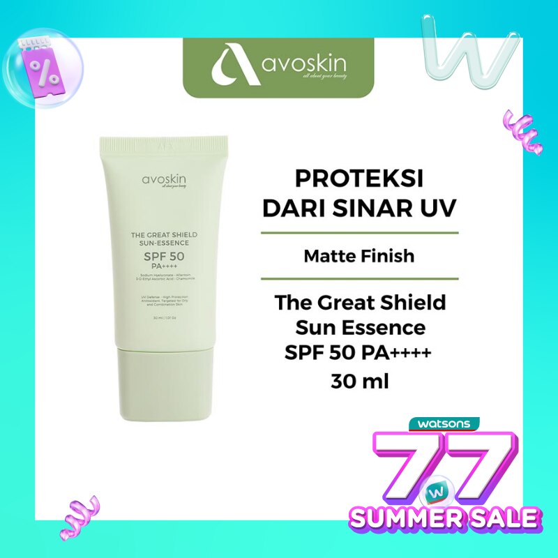 Avoskin The Great Shield Sun-Essence dengan SPF 50 PA++++ 30ml