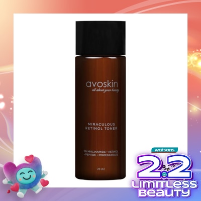 AVOSKIN AVOSKIN NEW MIRACULOUS RETINOL TONER 20M