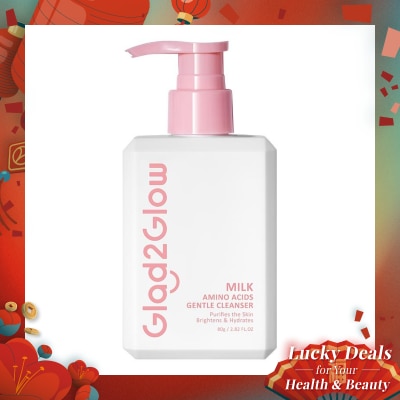 GLAD2GLOW Milk Amino Acid Gentle Cleanser 80g