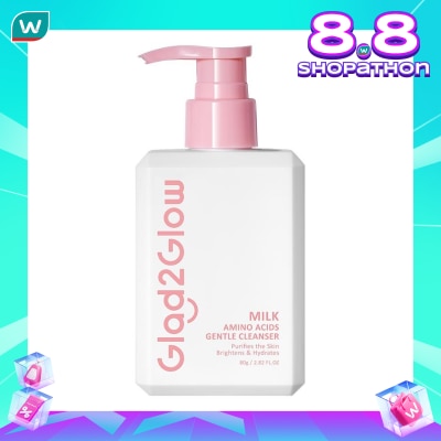 GLAD2GLOW Glad2Glow Milk Amino Acids Gentle Cleanser 80g