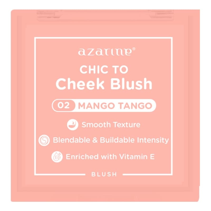 Azarine Chic to Cheek Blush - Mango Tango #02