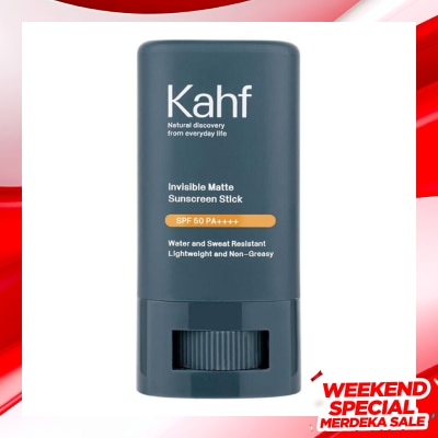 KAHF Invisible Matte Sunscreen Stick 22g