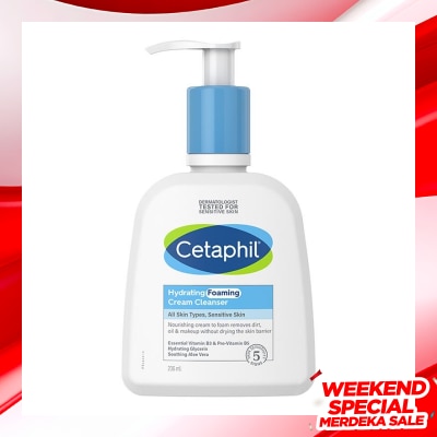 CETAPHIL Cetaphil Hydrating Foaming Cream Cleanser 236ml