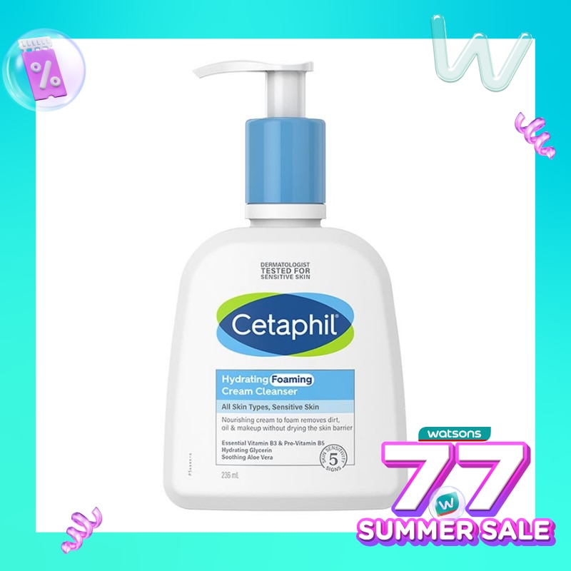 Cetaphil Hydrating Foaming Cream Cleanser 236ml