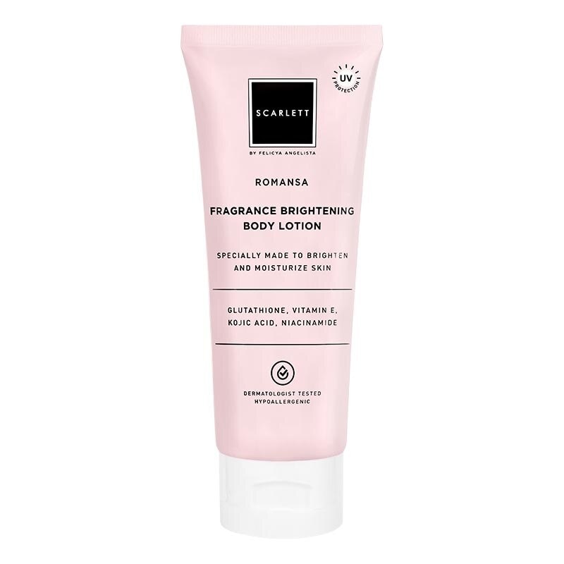 Scarlett Brighthening Fragrance Body Lotion Romansa Tube 180 ml