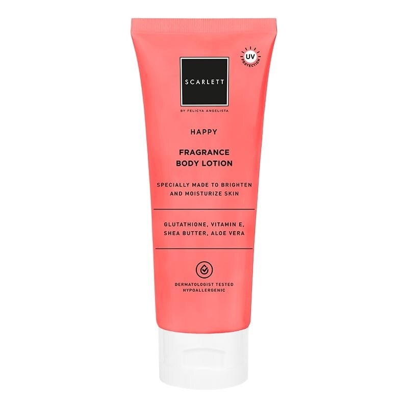 Scarlett Brighthening Fragrance Body Lotion Happy Tube 180 ml