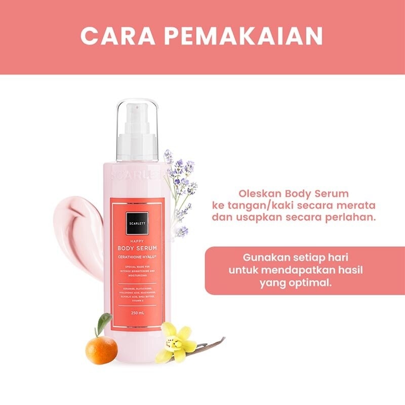 SCARLETT BODY SERUM HAPPY 250ML