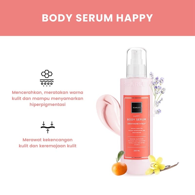 SCARLETT BODY SERUM HAPPY 250ML