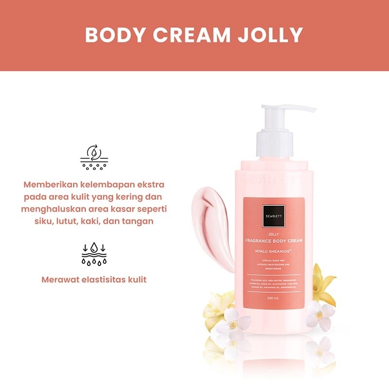 SCARLETT BODY CREAM JOLLY 300ML