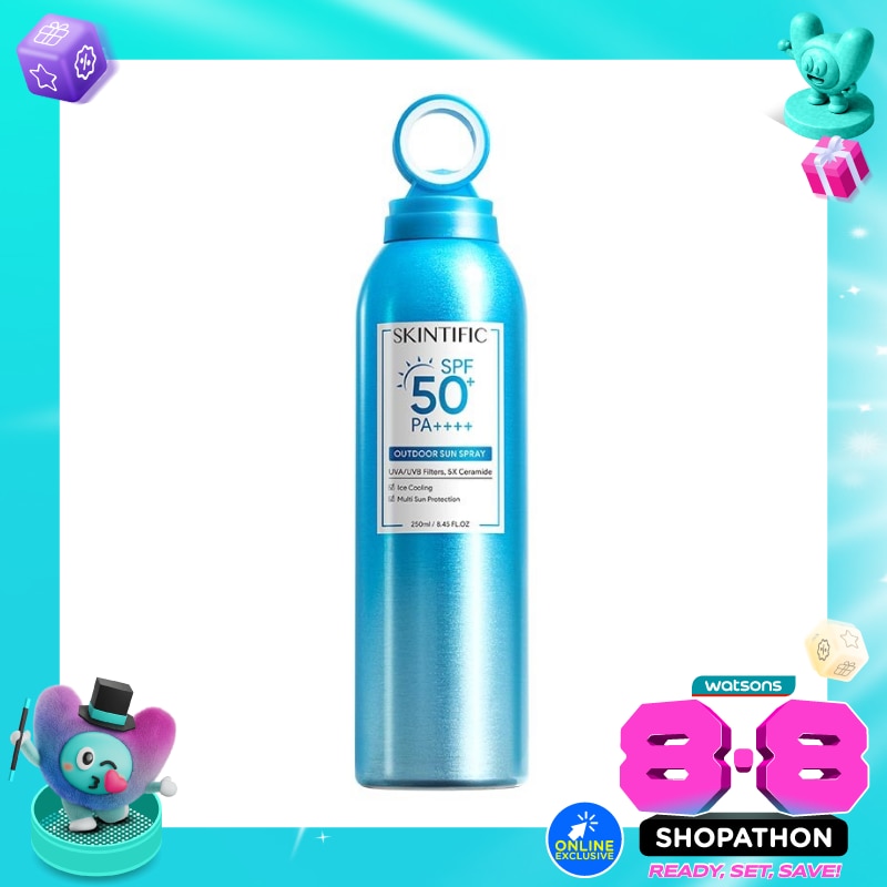 SKINTIFIC OUTDR SUNSPRAY SPF50+PA+ 250ML image