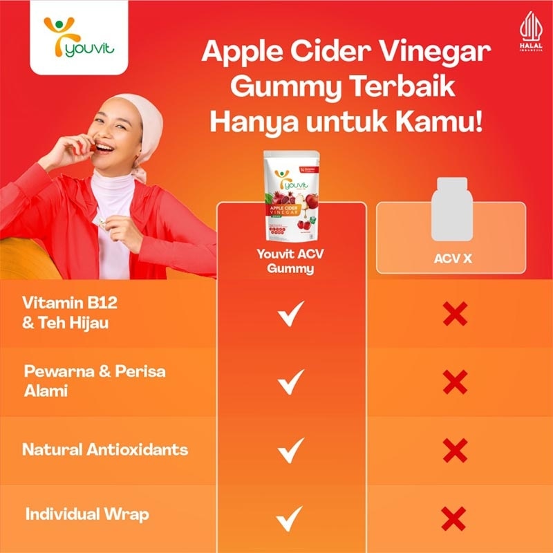 Apple Cider Vinegar Gummy 14'S