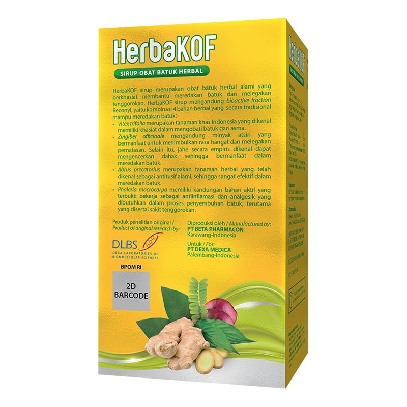 Herbakof Syrup Rasa Strong Mint 60ml