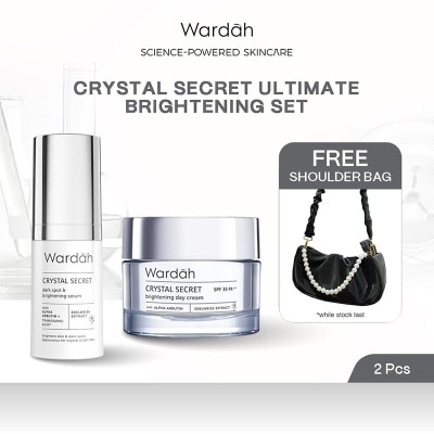 WARDAH [LIMITED!] Exclusive Bundle Wardah Crystal Secret Ultimate Brightening Set FREE Shoulder Bag