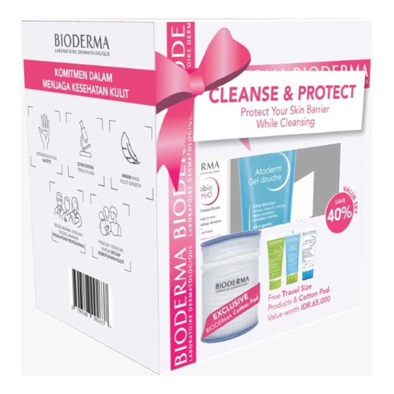 Bioderma Two Go Skin Barrier Protection Cleansers 374Ml