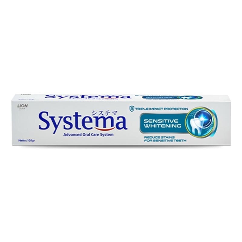 Systema Pasta Gigi Sensitive Whitening Tube 105g