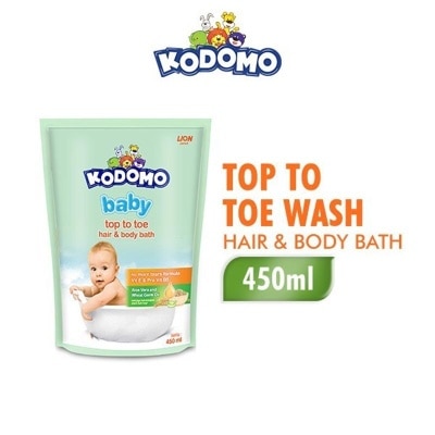 KODOMO KODOMO TOP TO TOE ALOE VERA PCH 450ML