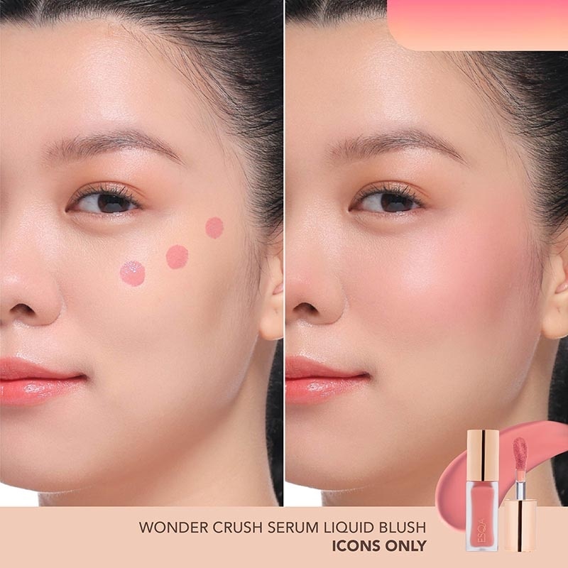 ESQA Wonder Crush Serum Liquid Blush Icons Only 6g