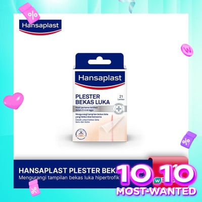HANSAPLAST Hansaplast Plester Bekas Luka Regular 21'S