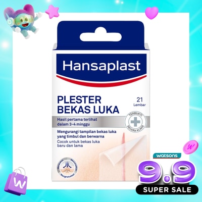HANSAPLAST - Plester Bekas Luka isi 21 P3K Plester Bening image
