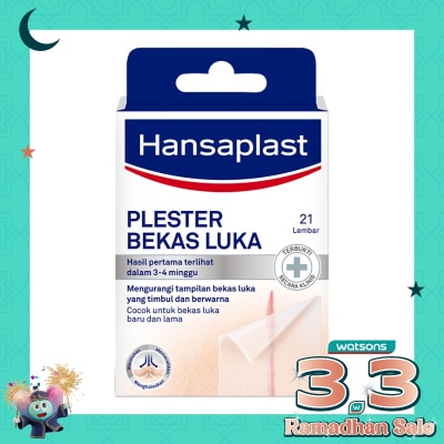HANSAPLAST Plester Bekas Luka isi 21 P3K Plester Bening