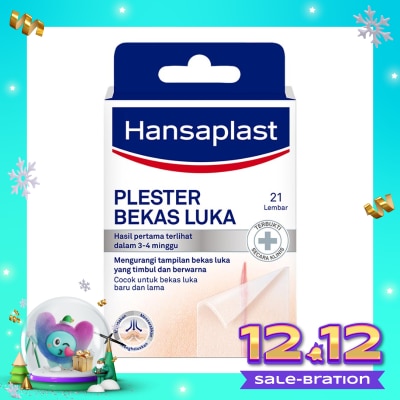 HANSAPLAST Plester Bekas Luka isi 21 P3K Plester Bening
