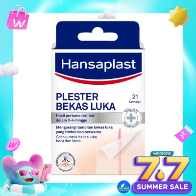 HANSAPLAST - Plester Bekas Luka isi 21 P3K Plester Bening
