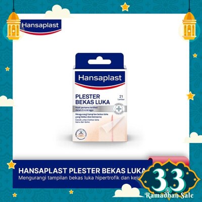 HANSAPLAST Hansaplast Plester Bekas Luka Regular 21'S