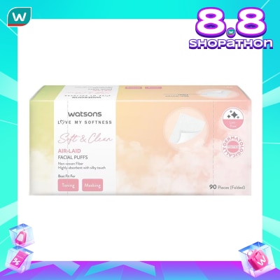 WATSONS Watsons Air-Laid Facial Puffs 90'S
