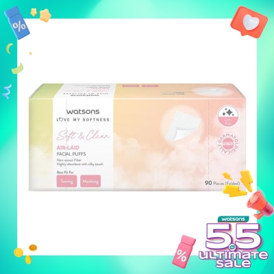 WATSONS Watsons Air-Laid Facial Puffs 90'S