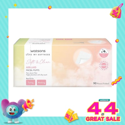 WATSONS - W AIR-LAID FCL PUFFS 90S