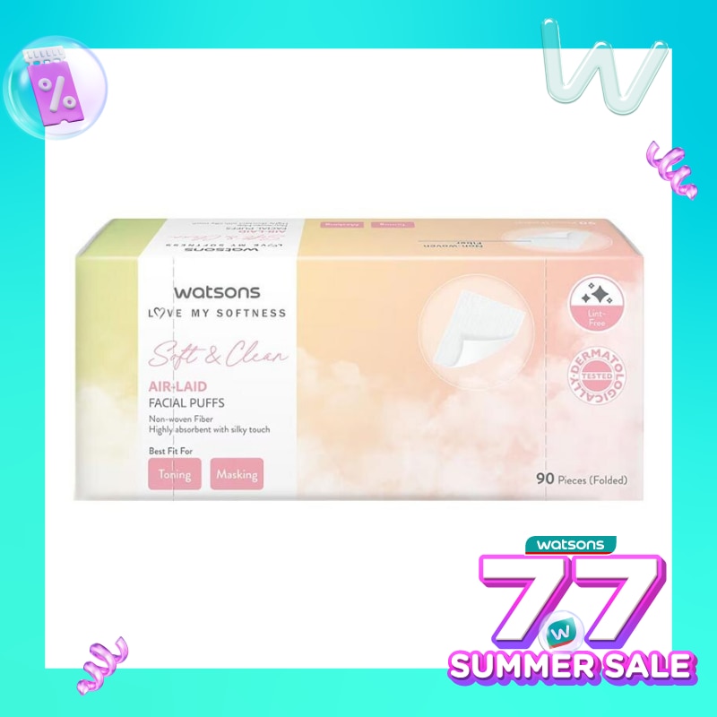 Watsons Air-Laid Facial Puffs 90'S