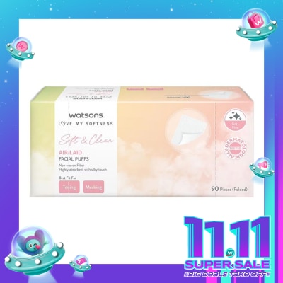 WATSONS Watsons Air-Laid Facial Puffs 90'S