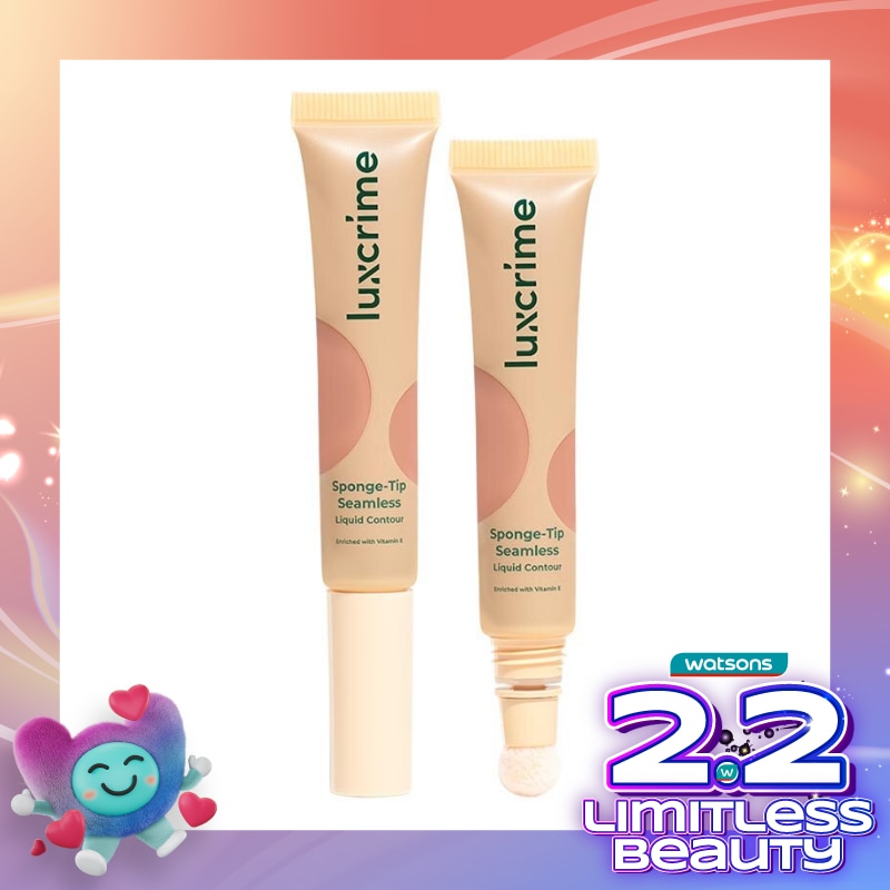 Luxcrime Sponge-Tip Seamless Liquid Contour Hot Coco 9g