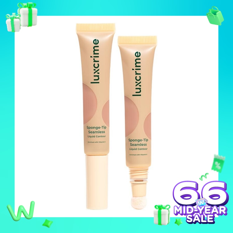 LUXCRIME Luxcrime Sponge-Tip Seamless Liquid Contour Hazelnut 9g