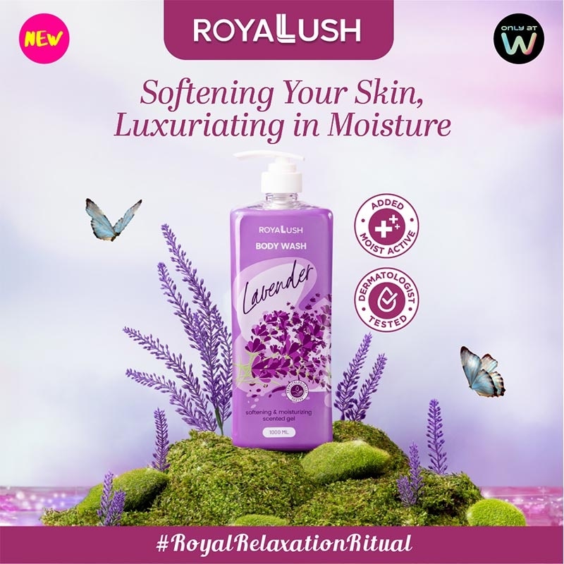 Royalush Body Wash - Lavender 1000ml