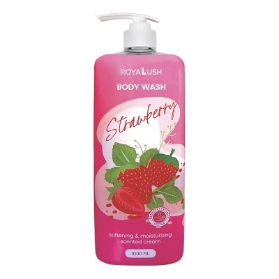 ROYALUSH ROYALUSH BODY WASH-STRAWBERRY 1000ML