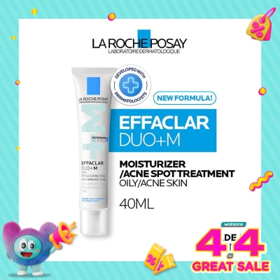 LA ROCHE POSAY - La Roche Posay Effaclar Duo (+) Moisturizer Acne & Oily Skin 40ml