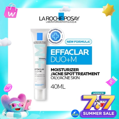 LA ROCHE POSAY - La Roche Posay Effaclar Duo (+) Moisturizer Acne & Oily Skin 40ml