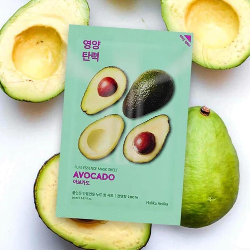 HOLIKA PURE ESSENCE MASK/S AVOCADO 23ML