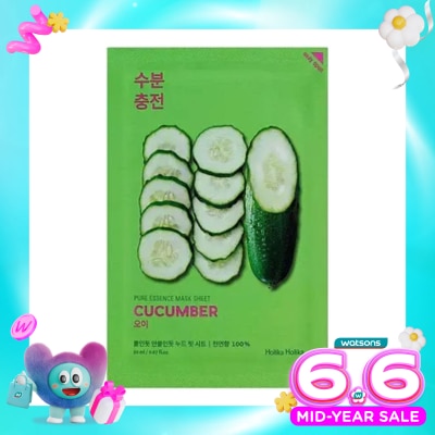 HOLIKA HOLIKA - Holika Holika Pure Essence Mask Sheet - Cucumber 23ml