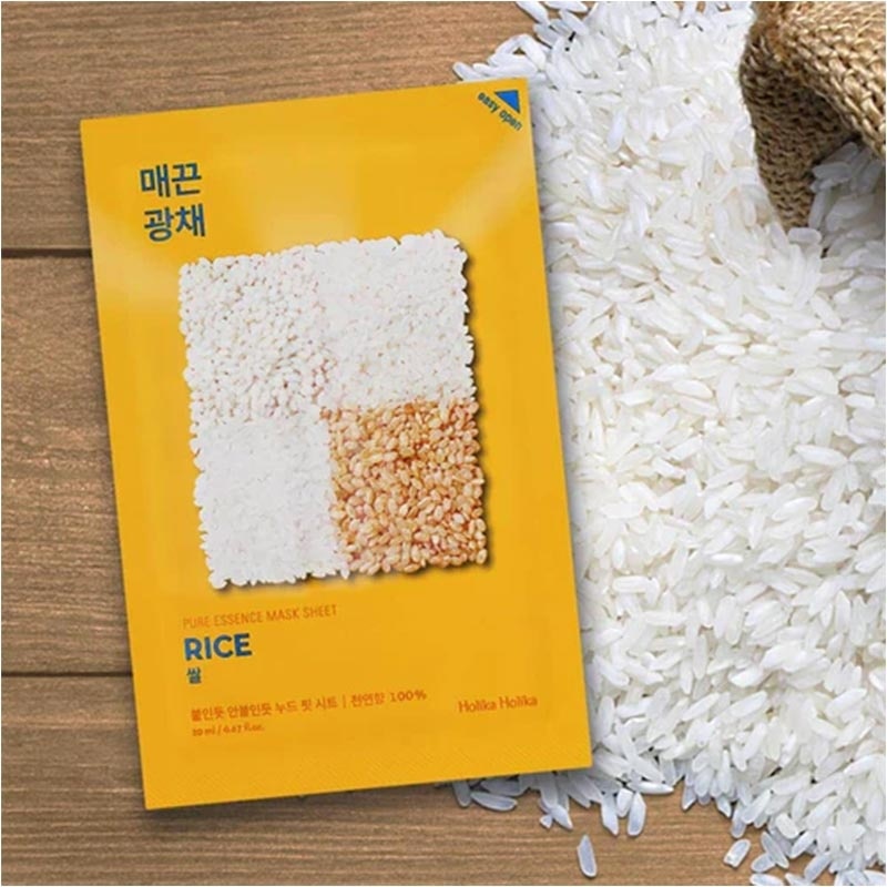 HOLIKA PURE ESSENCE MASK/S RICE 23ML