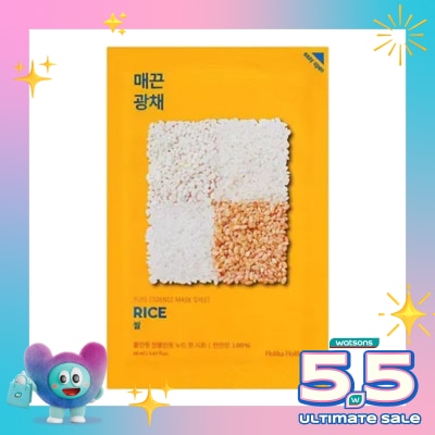 HOLIKA HOLIKA - Holika Holika Pure Essence Mask Sheet - Rice 23ml