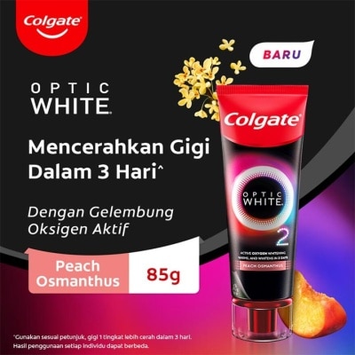 COLGATE Colgate ToothPaste Optic White O2 Peach Osmanthus 85g